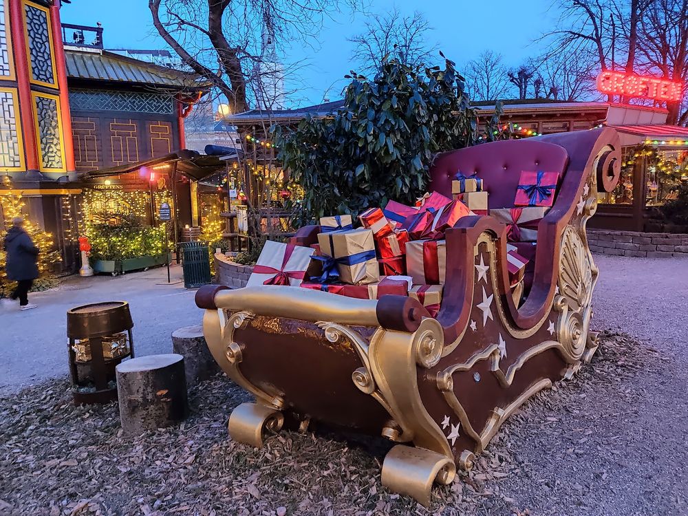 Marché de Noël de Copenhague dans les jardins de Tivoli