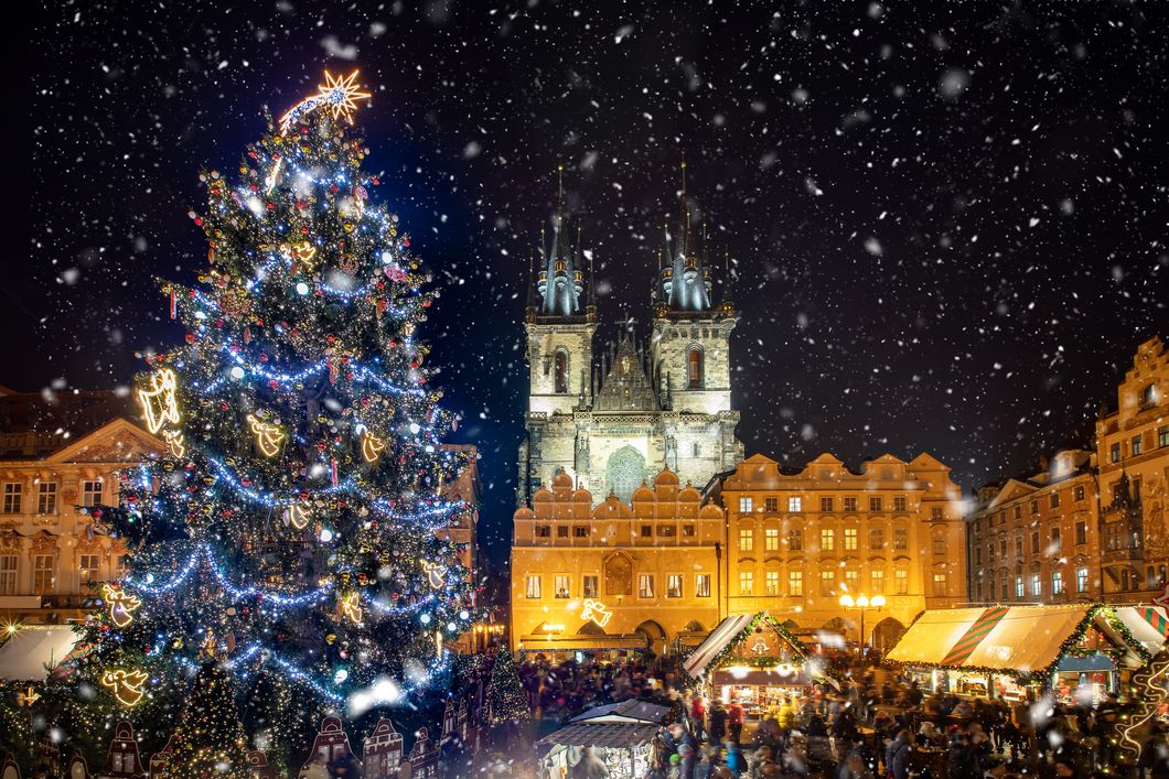 Marché de Noël de Prague sur la place de la Vieille Ville